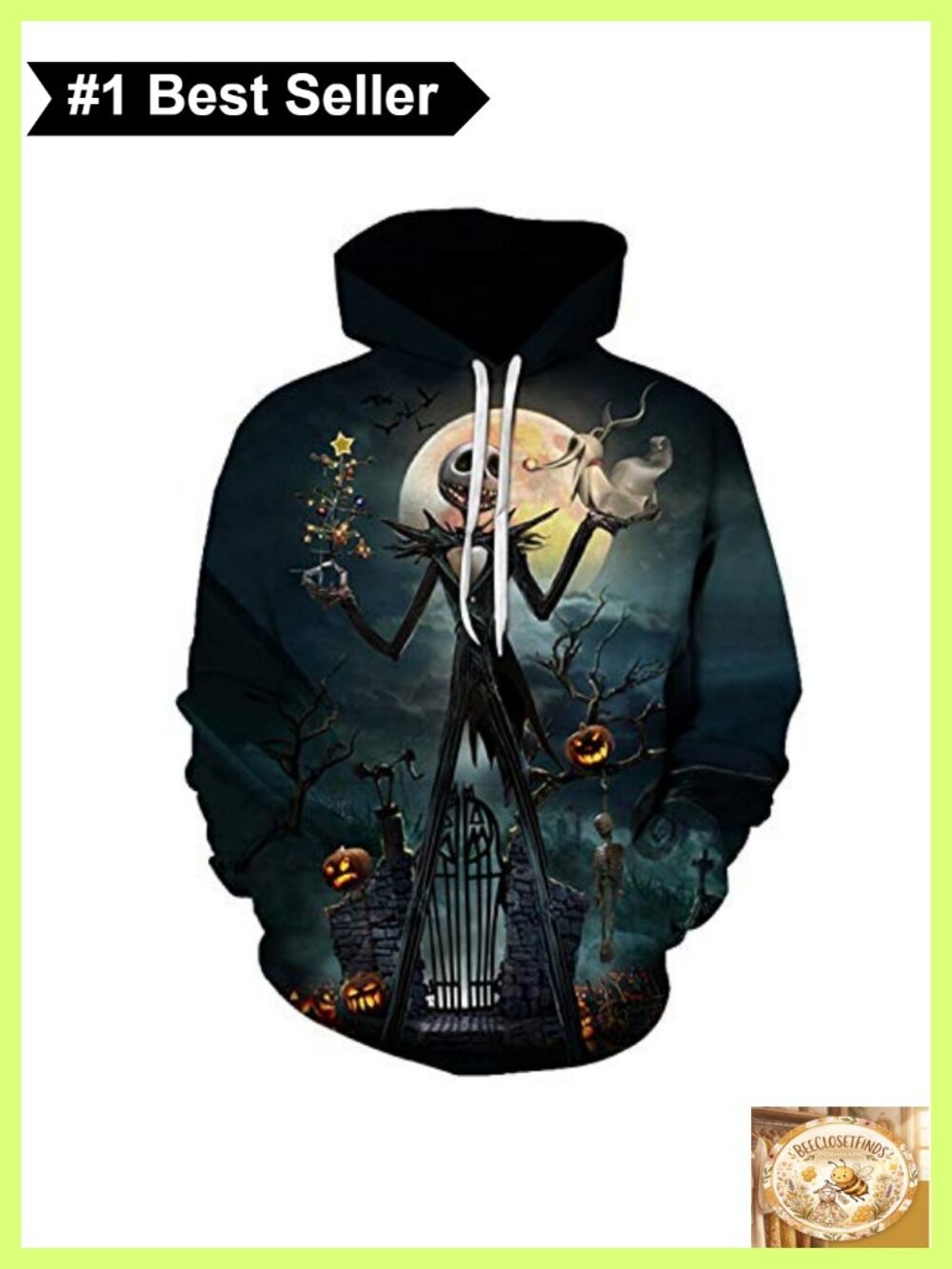 Christmas Halloween Hoodie Cosplay Costume Cotton Polyester Sweatshirt